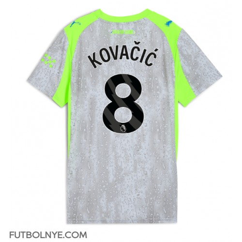 Camiseta Manchester City Mateo Kovacic #8 Tercera Equipación para mujer 2025-26 manga corta
